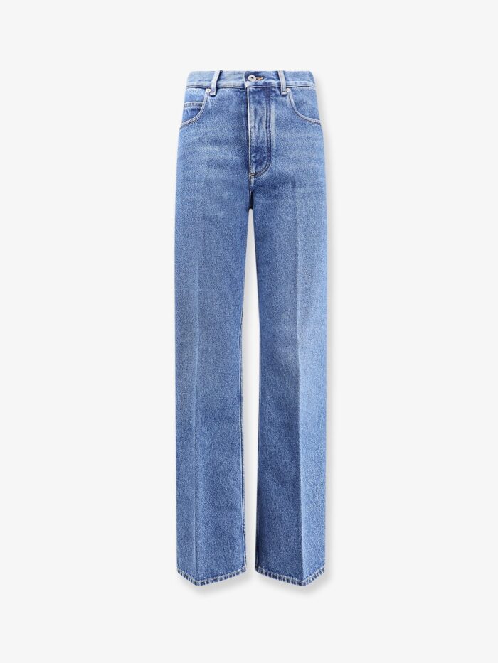 bottega veneta flared cotton jeans Bottega Veneta Flared Cotton Jeans