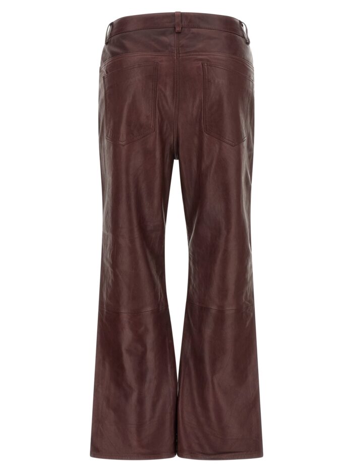ROTATE BIRGER CHRISTENSEN Flared Leather-effect Pants