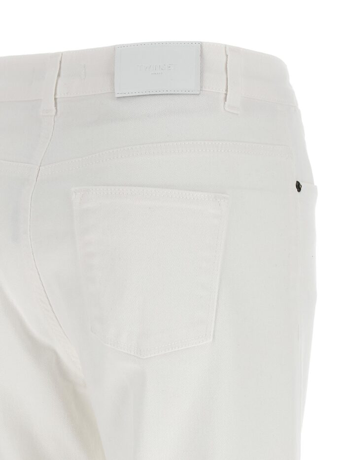 TWIN SET Flared Leg Jeans