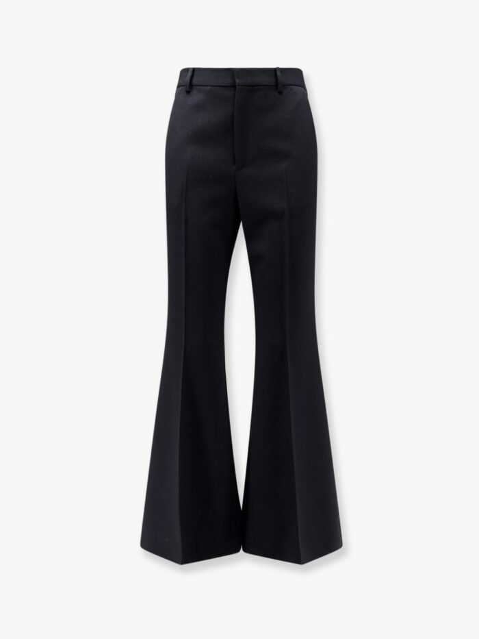 celine flared wool trousers Celine Flared Wool Trousers