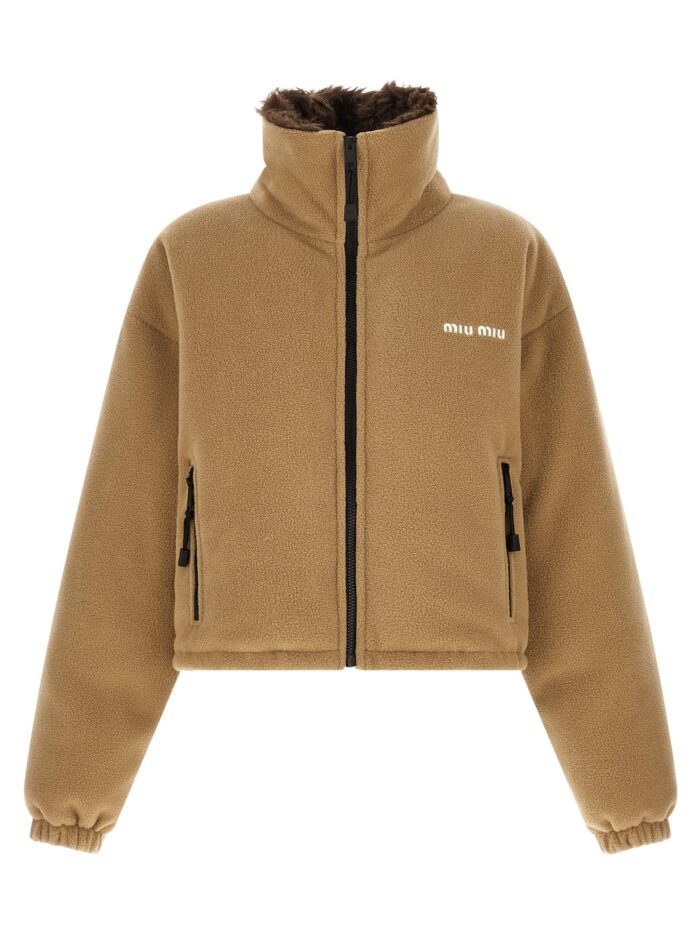 miu miu fleece down jacket Miu Miu Fleece Down Jacket