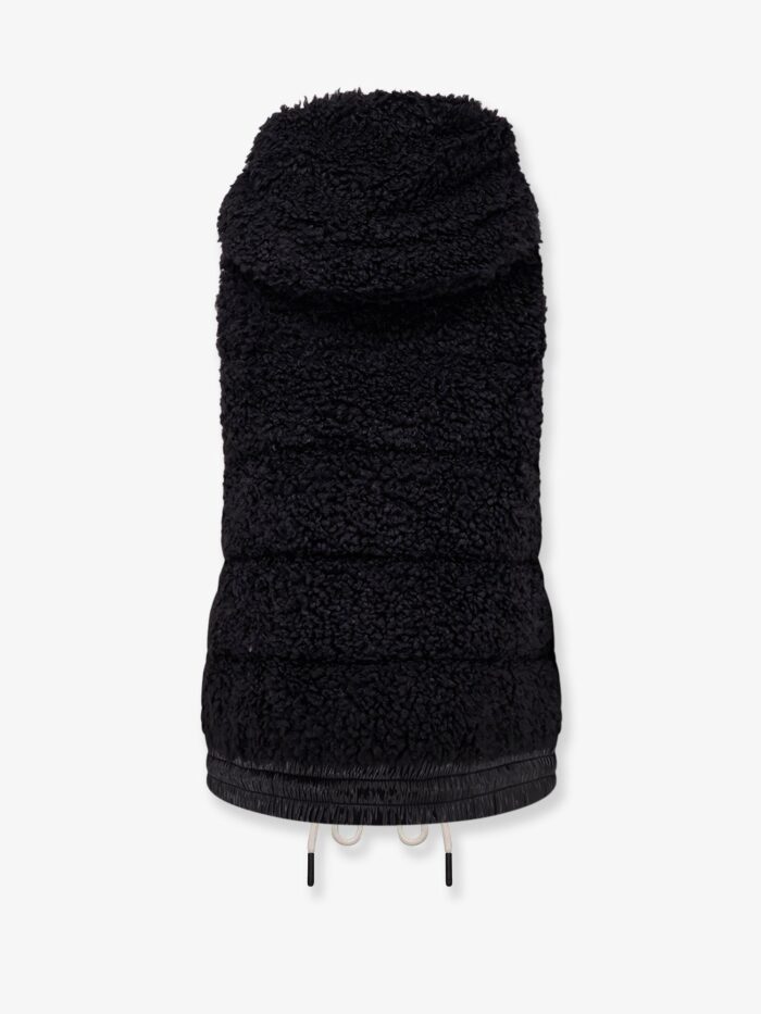 MONCLER GRENOBLE Fleece Hooded Down Jacket