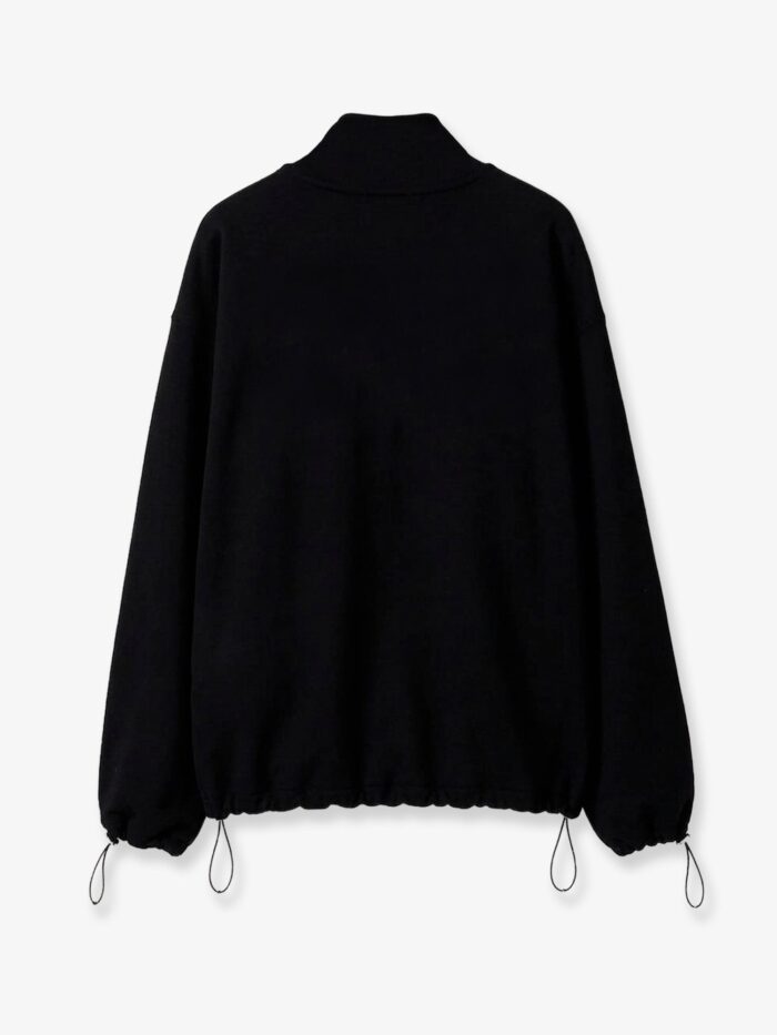 Miu Miu Fleece Sweatshirt With Lettering Logo Embroidery