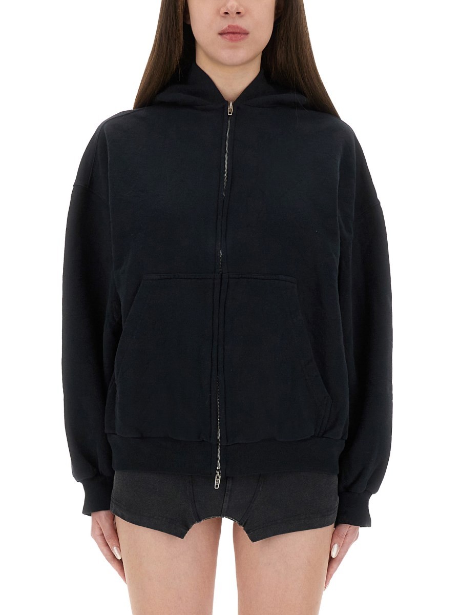 Balenciaga "flipped" Zippered Sweatshirt