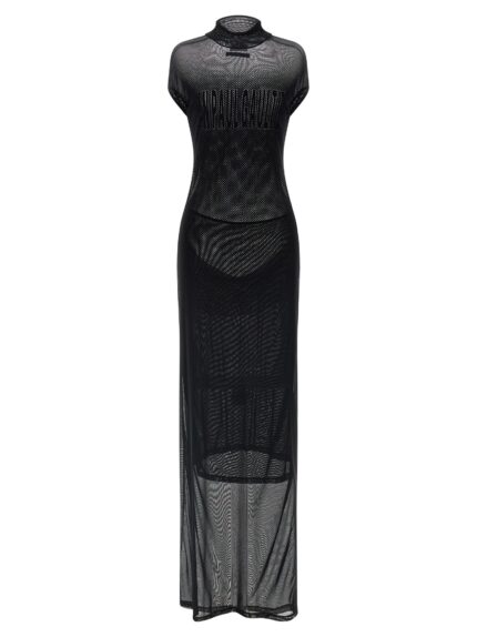 JEAN PAUL GAULTIER Flocked Dress