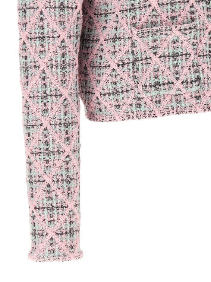 SELF PORTRAIT Floral Collar Cardigan