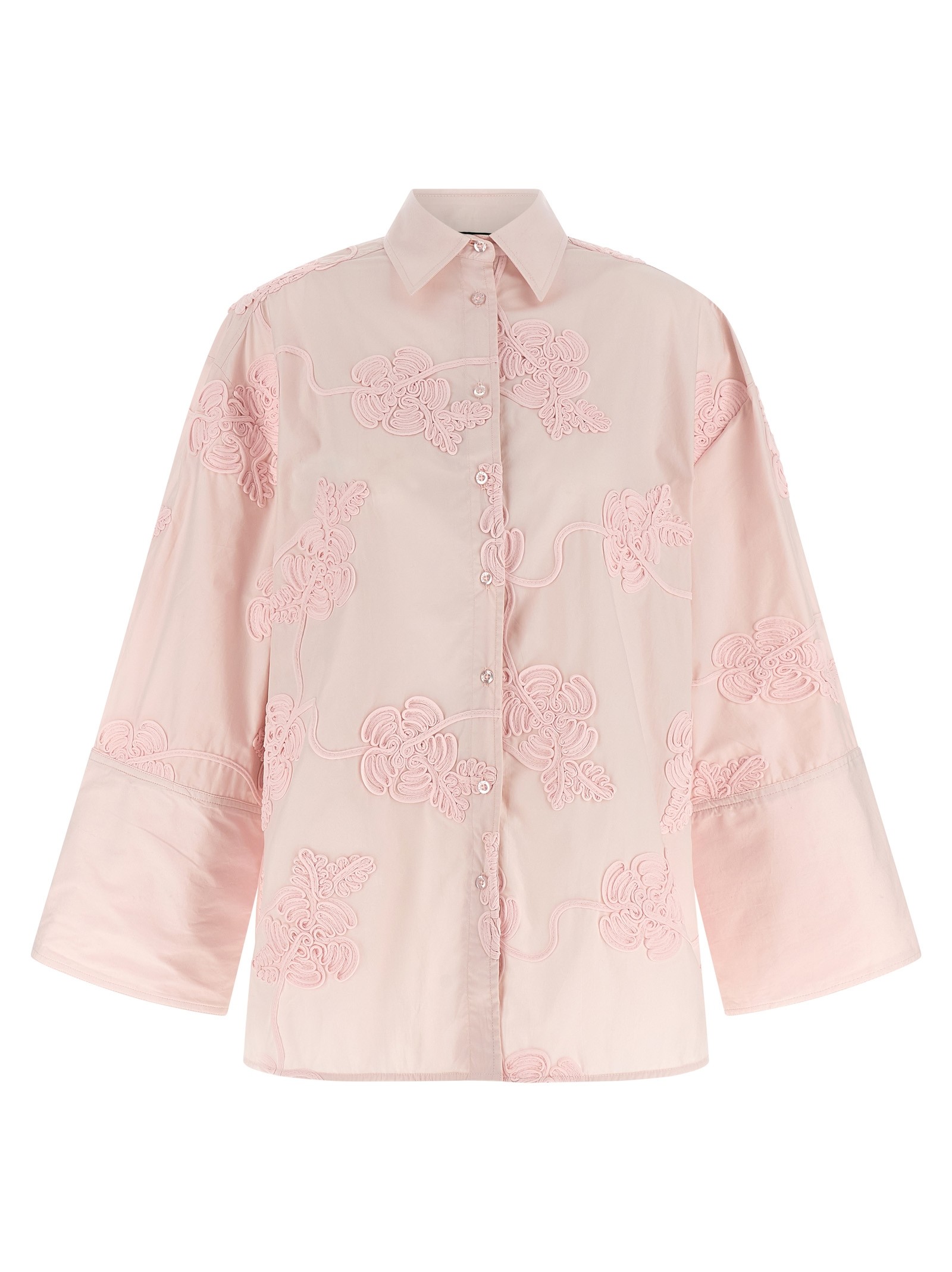 ROTATE BIRGER CHRISTENSEN Floral Embroidery Shirt