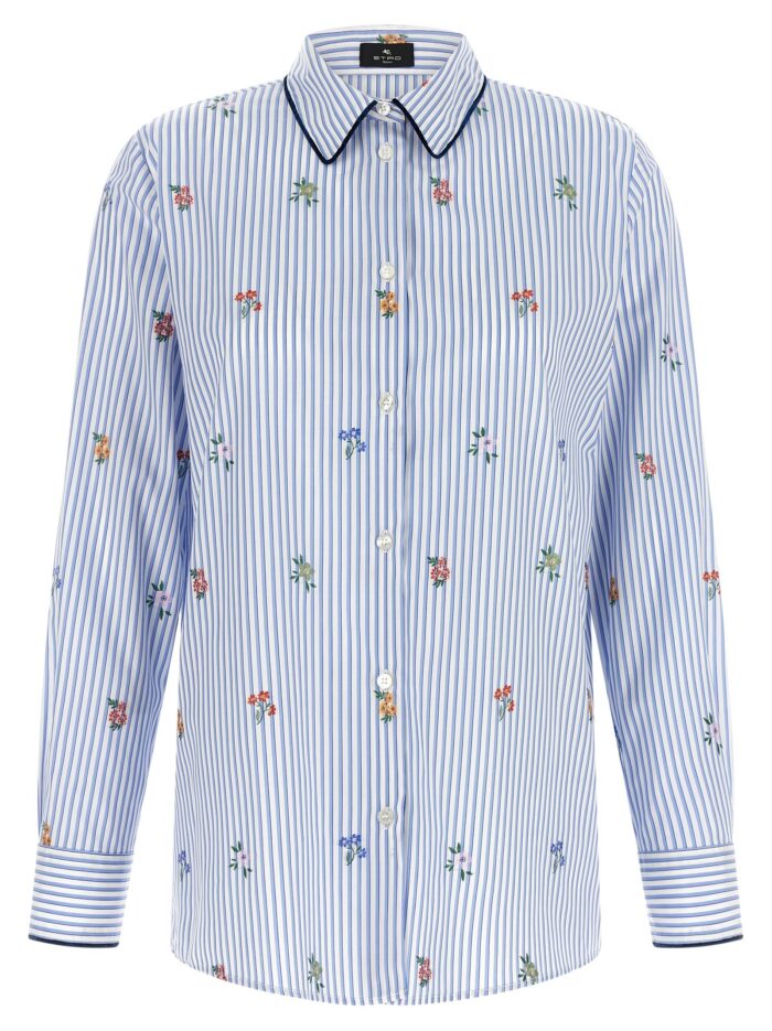 etro floral embroidery shirt Etro Floral Embroidery Shirt