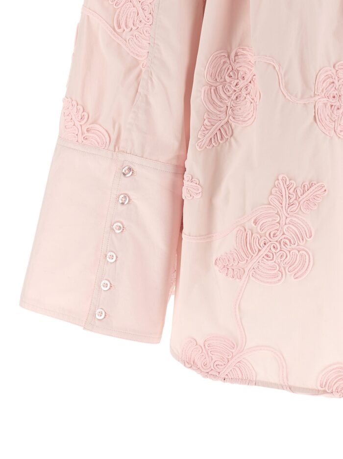 ROTATE BIRGER CHRISTENSEN Floral Embroidery Shirt