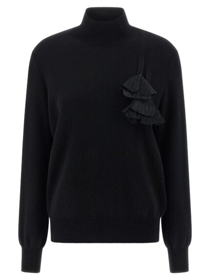 Ferragamo Floral Insert Sweater