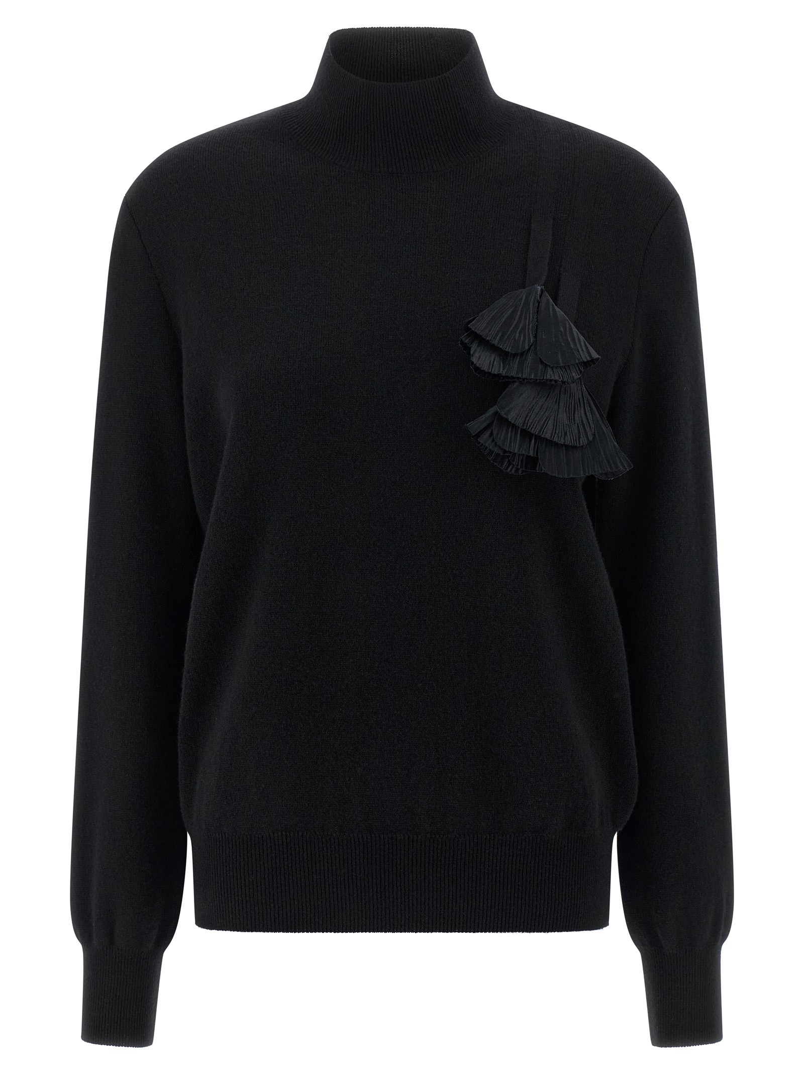 Ferragamo Floral Insert Sweater