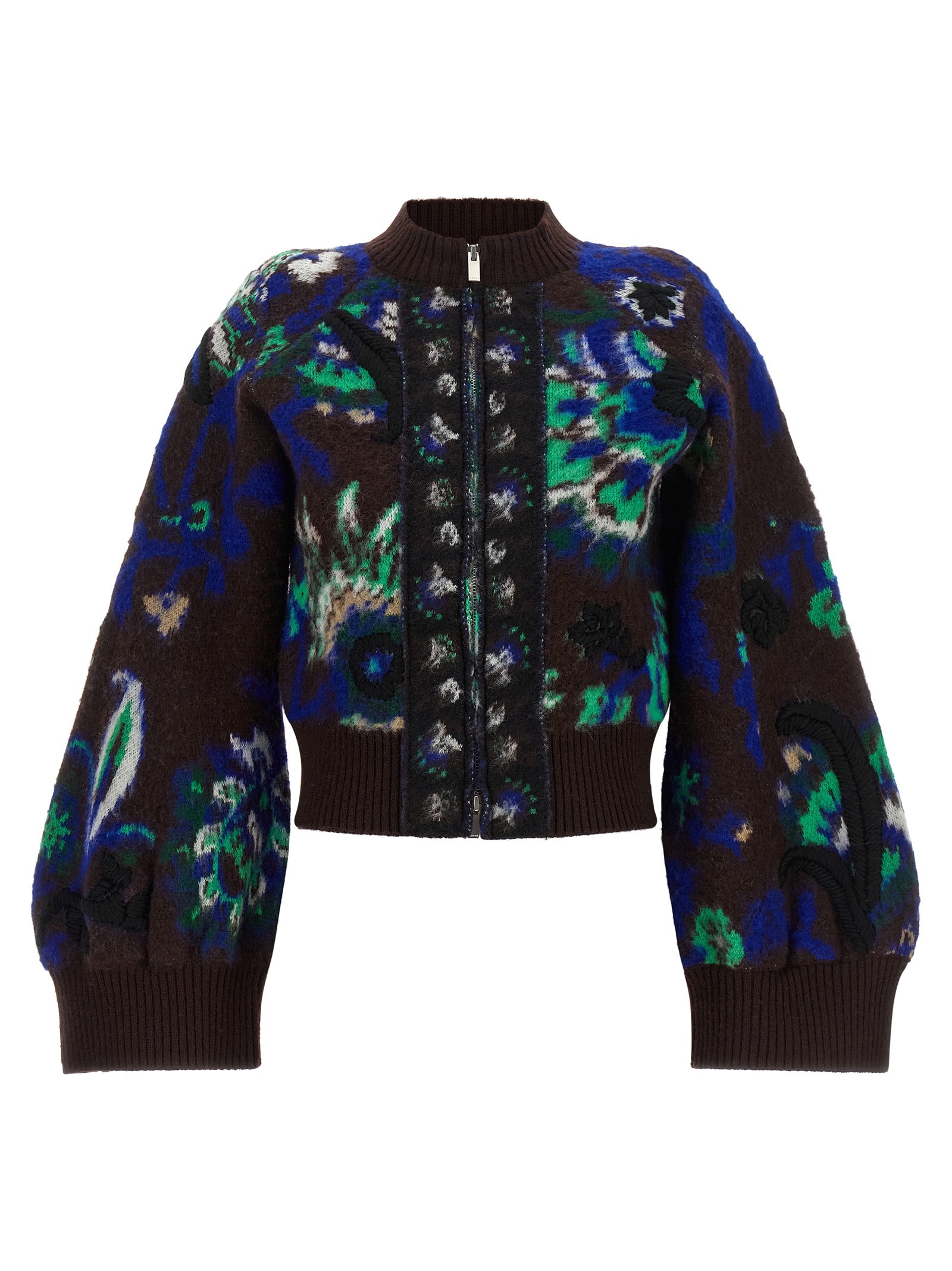 SACAI Floral Jacquard Blouson