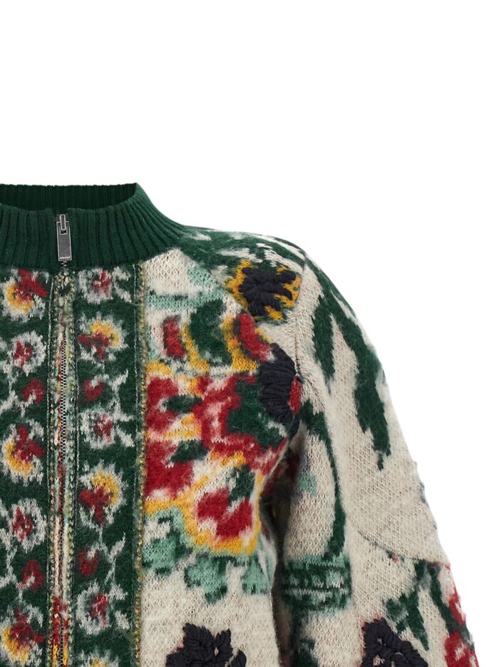 SACAI Floral Jacquard Blouson