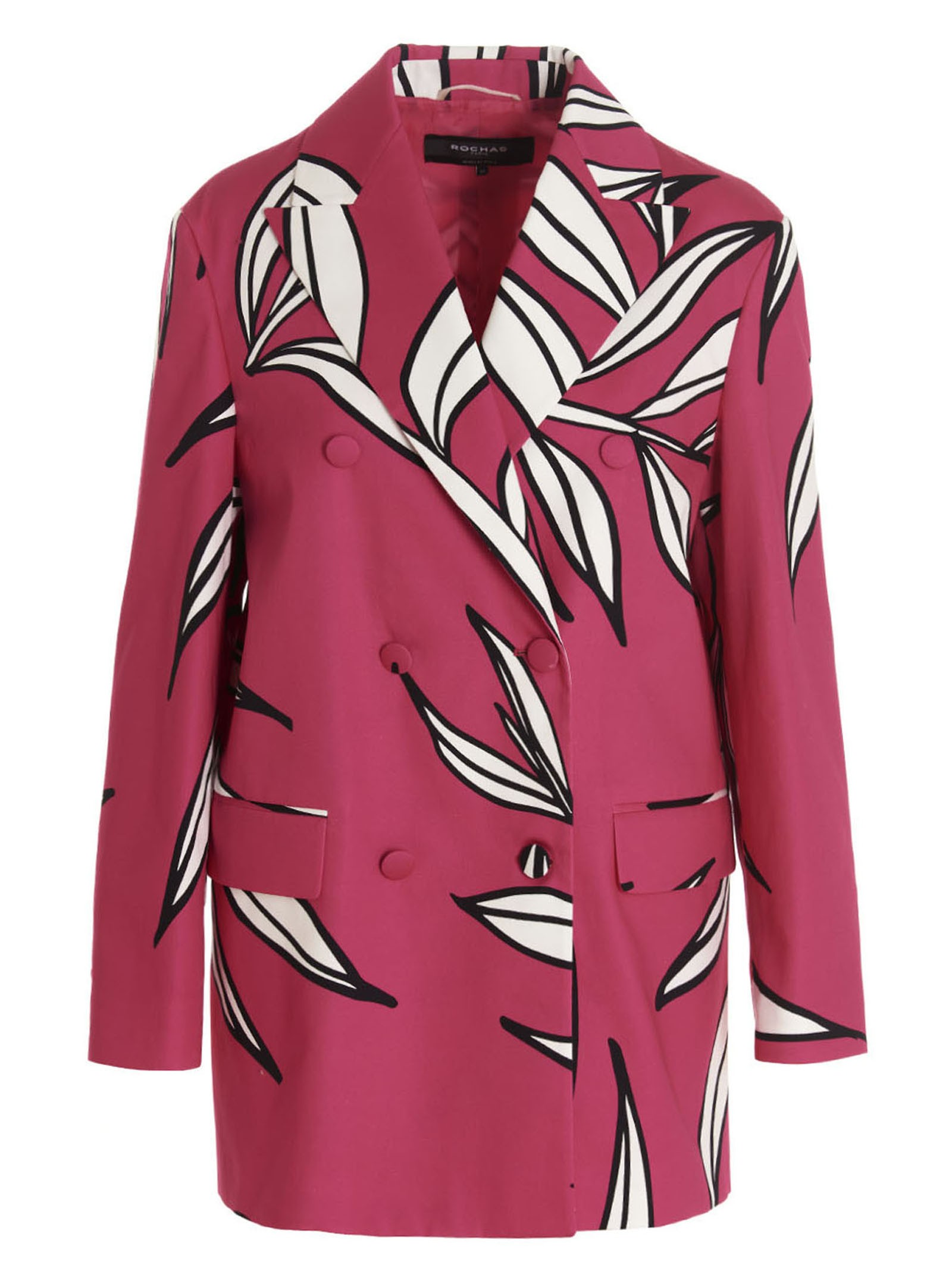 ROCHAS Floral Print Blazer Jacket