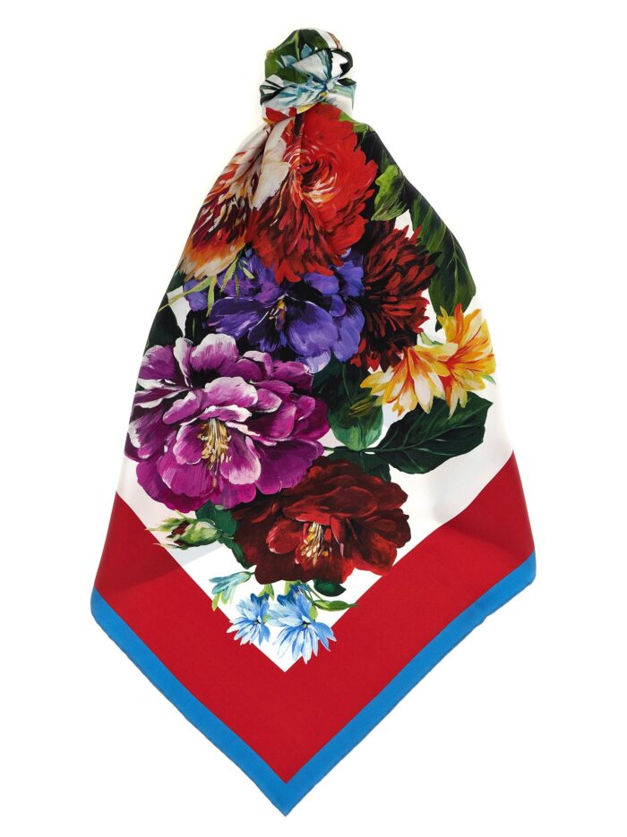 dolce & gabbana floral print scarf Dolce & Gabbana Floral Print Scarf