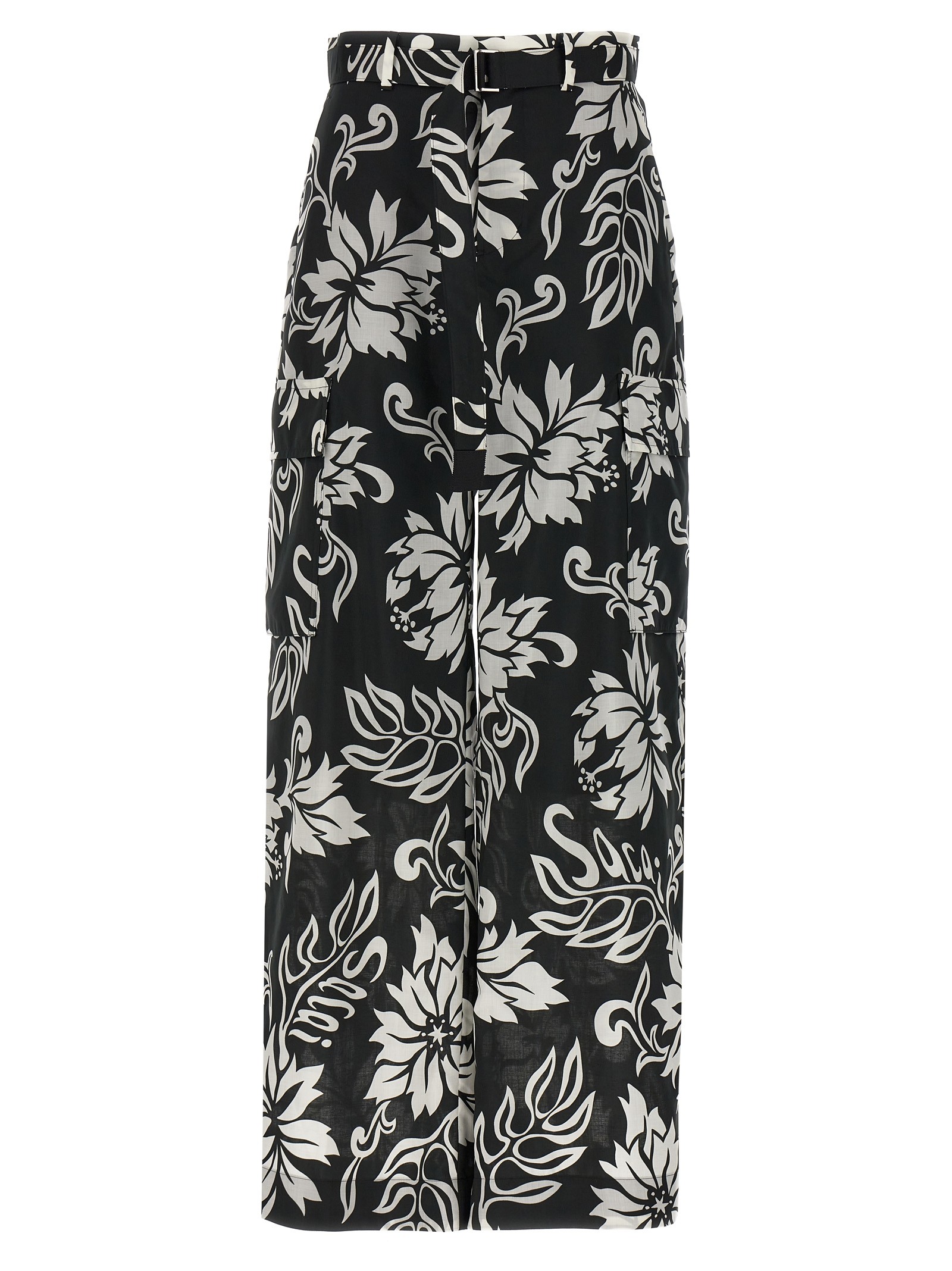 SACAI Floral Print Trousers