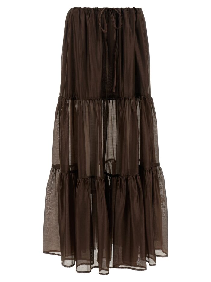 twin set flounces skirt TWIN SET Flounces Skirt