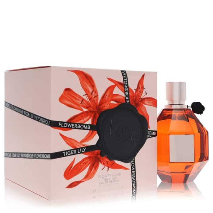 Flowerbomb Tiger Lily By Viktor & Rolf - Eau De Parfum Spray 3.4 Oz