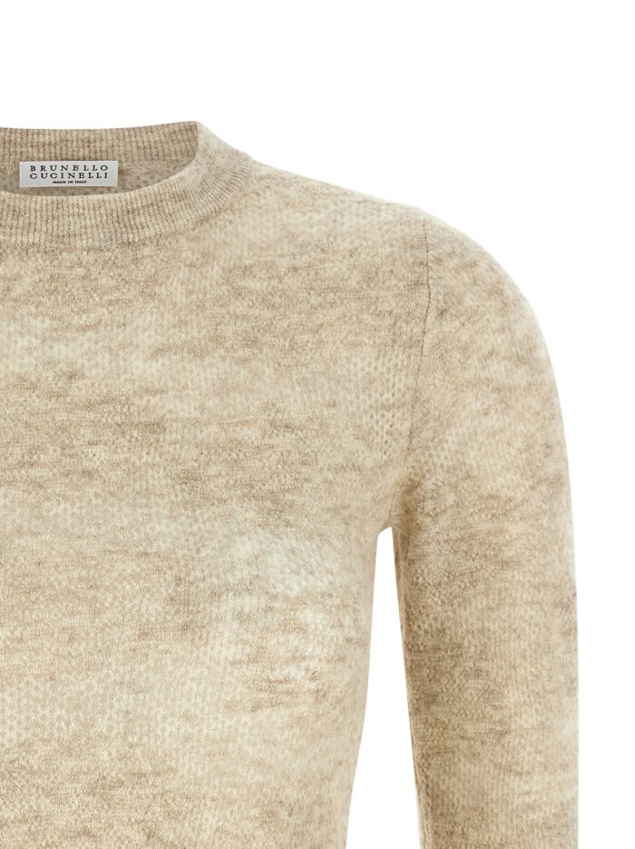 Brunello Cucinelli 'Flower Lace' Sweater