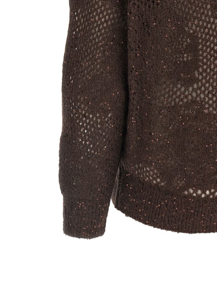 Brunello Cucinelli 'Flower Lace' Sweater