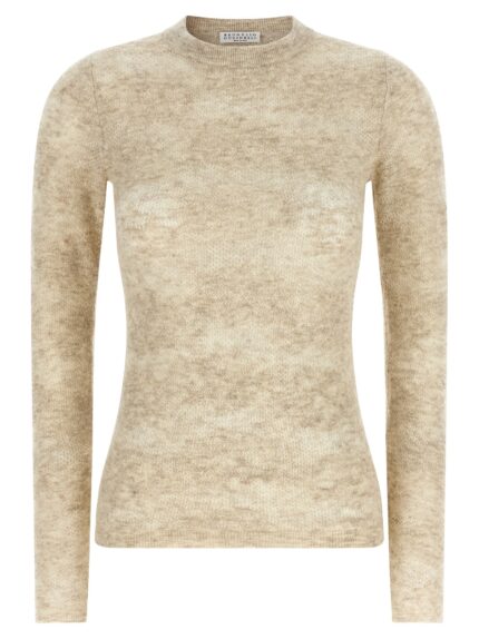 Brunello Cucinelli 'Flower Lace' Sweater