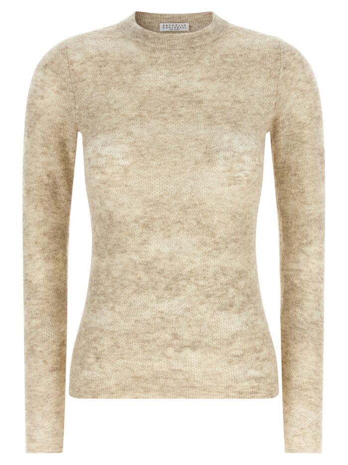 brunello cucinelli 'flower lace' sweater Brunello Cucinelli 'Flower Lace' Sweater