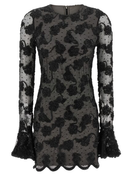 ROTATE BIRGER CHRISTENSEN 'Flower Mesh' Dress