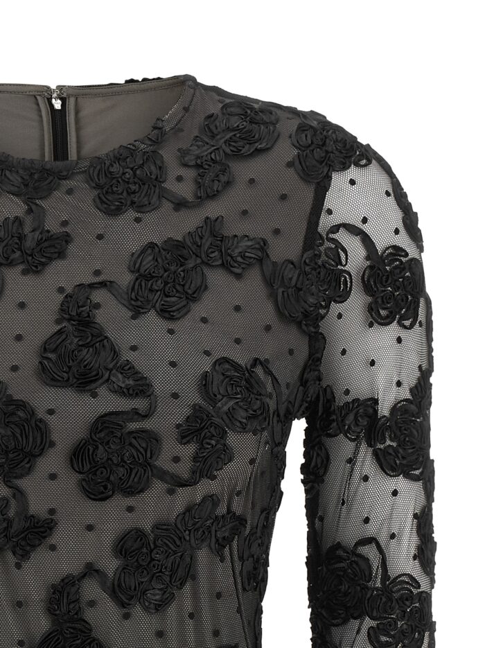 ROTATE BIRGER CHRISTENSEN 'Flower Mesh' Dress