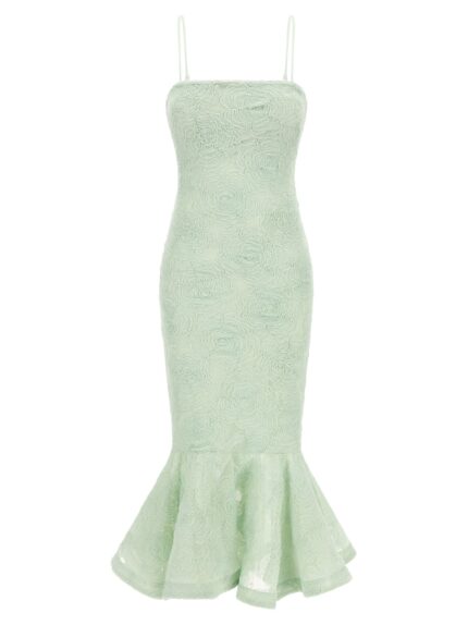 ROTATE BIRGER CHRISTENSEN 'Flower Mesh Flounce' Dress