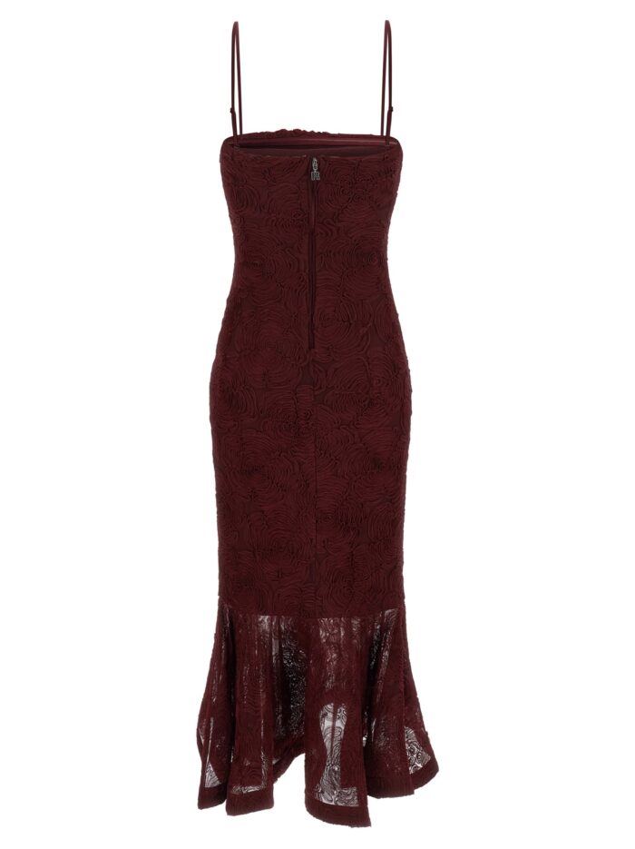 ROTATE BIRGER CHRISTENSEN 'Flower Mesh Flounce' Dress