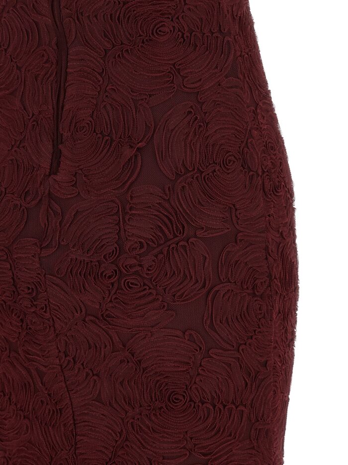 ROTATE BIRGER CHRISTENSEN 'Flower Mesh Flounce' Dress