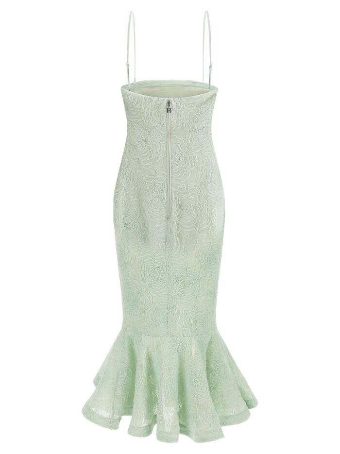 ROTATE BIRGER CHRISTENSEN 'Flower Mesh Flounce' Dress