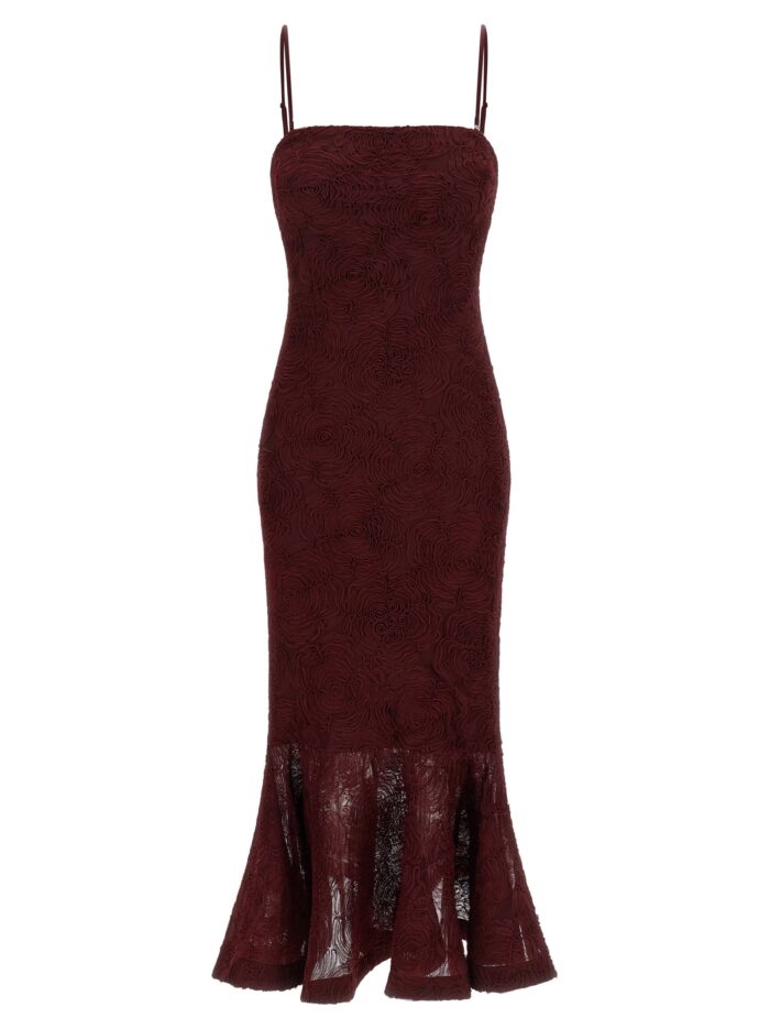 rotate birger christensen 'flower mesh flounce' dress ROTATE BIRGER CHRISTENSEN 'Flower Mesh Flounce' Dress