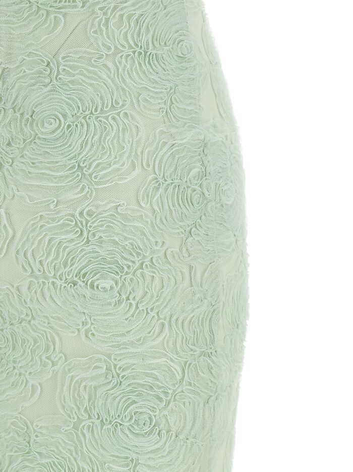 ROTATE BIRGER CHRISTENSEN 'Flower Mesh Flounce' Dress