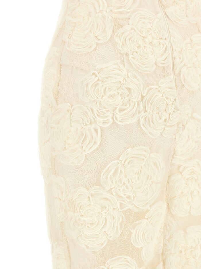 ROTATE BIRGER CHRISTENSEN 'Flower Mesh Tube' Dress