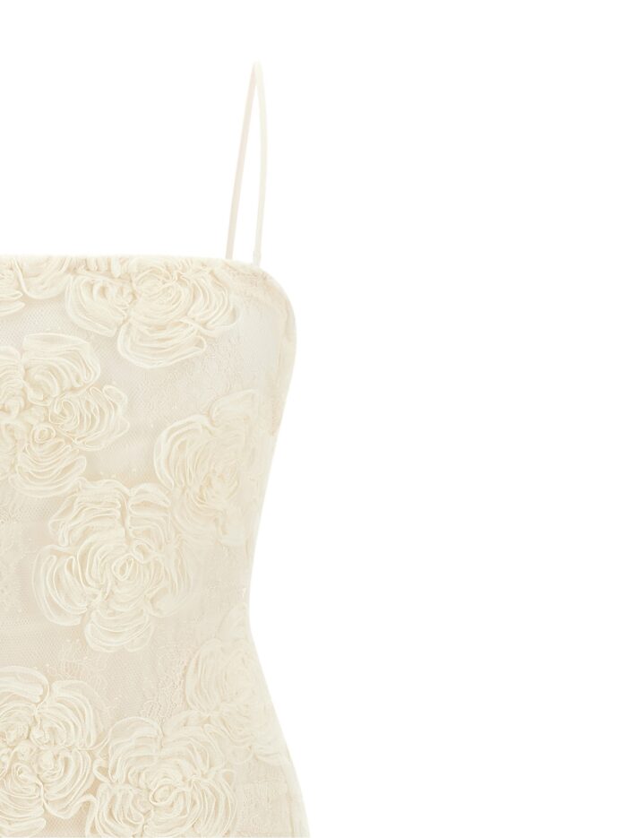 ROTATE BIRGER CHRISTENSEN 'Flower Mesh Tube' Dress