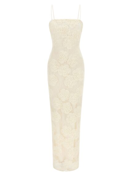 ROTATE BIRGER CHRISTENSEN 'Flower Mesh Tube' Dress