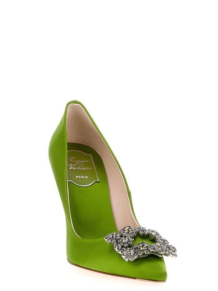 ROGER VIVIER 'Flower Strass' Pumps