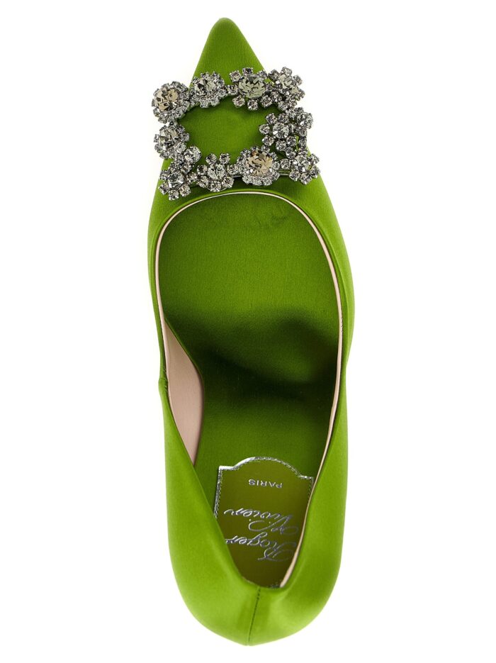 ROGER VIVIER 'Flower Strass' Pumps