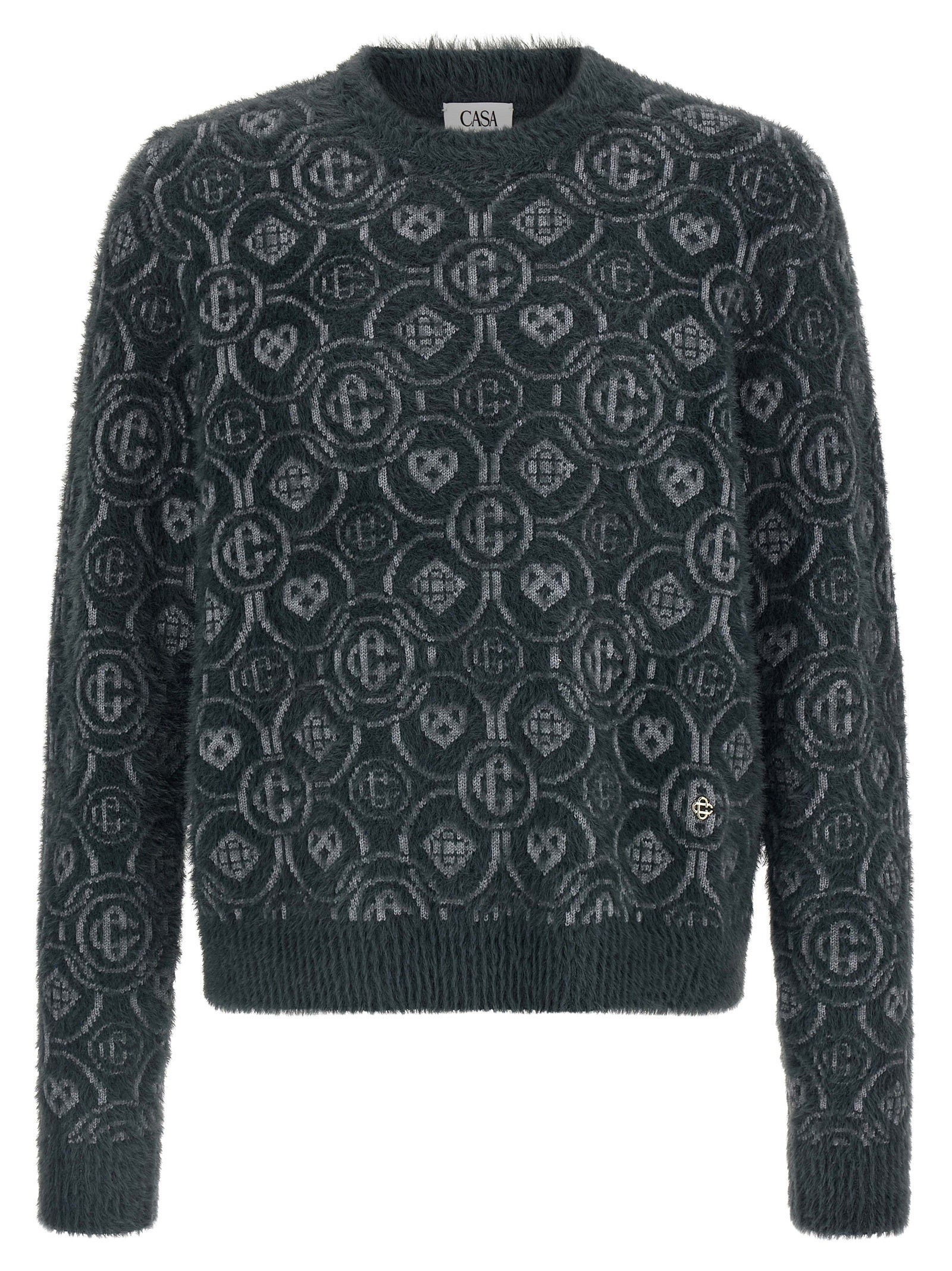 CASABLANCA 'Fluffy Monogram' Sweater
