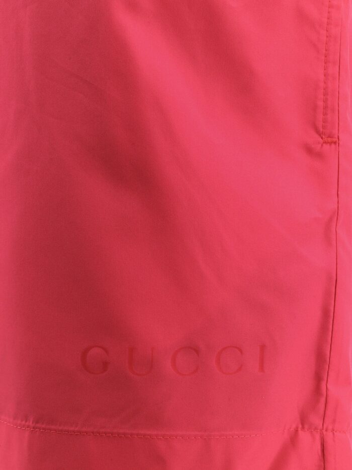 Fluo Nylon Swim Trunks With Gucci Dust Bag