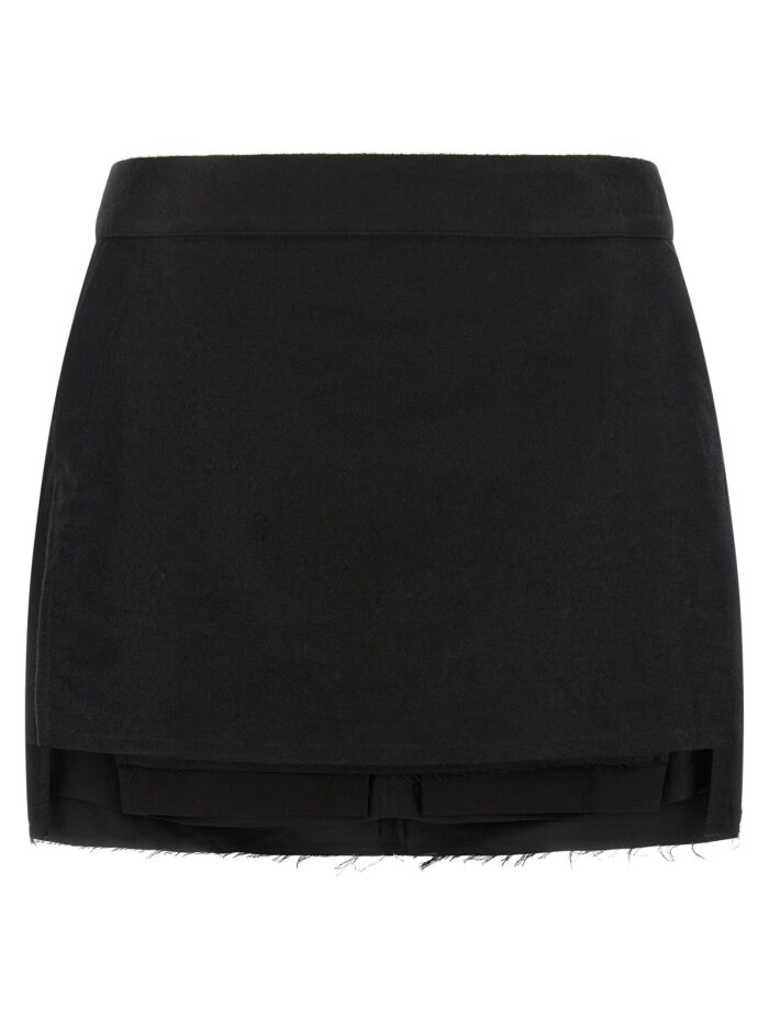 rick owens 'fog cutoff' skirt RICK OWENS 'Fog Cutoff' Skirt