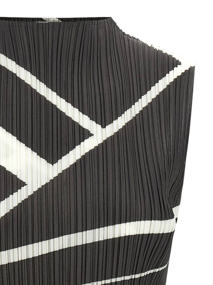 PLEATS PLEASE ISSEY MIYAKE 'Fold Line' Blouse