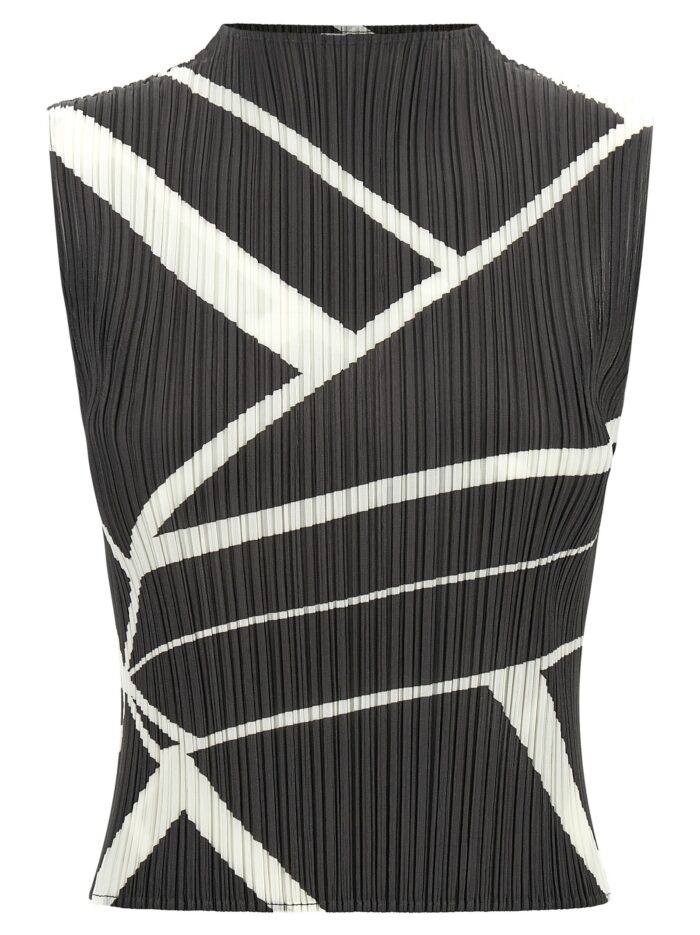 pleats please issey miyake 'fold line' blouse PLEATS PLEASE ISSEY MIYAKE 'Fold Line' Blouse