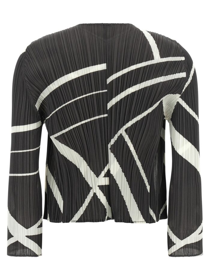 PLEATS PLEASE ISSEY MIYAKE 'Fold Line' Cardigan