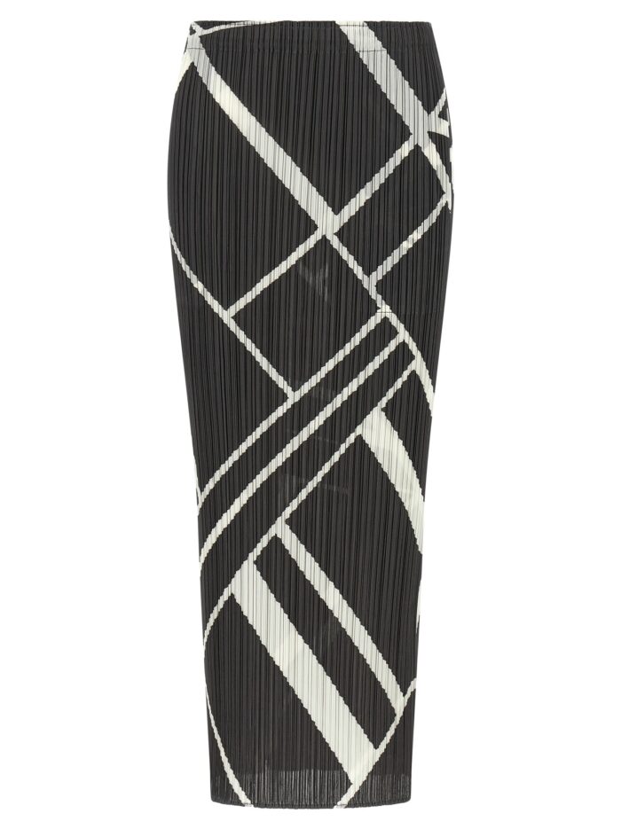 PLEATS PLEASE ISSEY MIYAKE 'Fold Line' Skirt