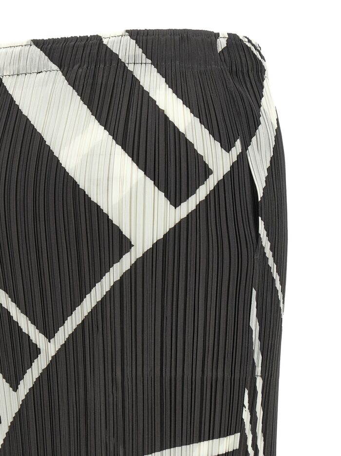PLEATS PLEASE ISSEY MIYAKE 'Fold Line' Skirt