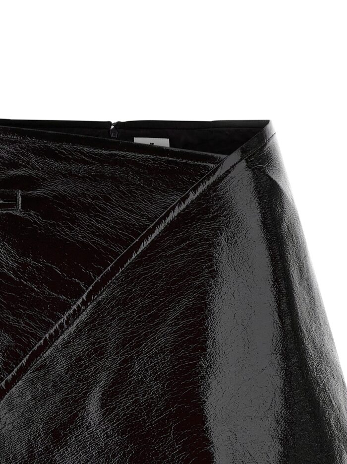 COURREGES 'Fold Vinyl Mini' Skirt