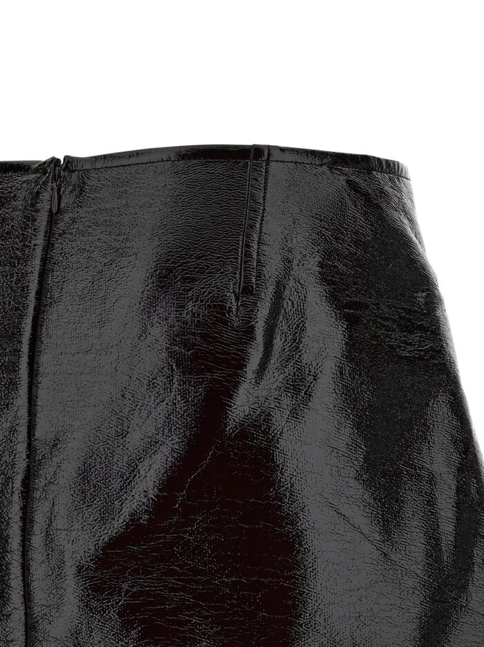COURREGES 'Fold Vinyl Mini' Skirt