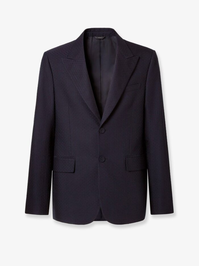 fendi formal wool and cotton blazer Fendi Formal Wool And Cotton Blazer